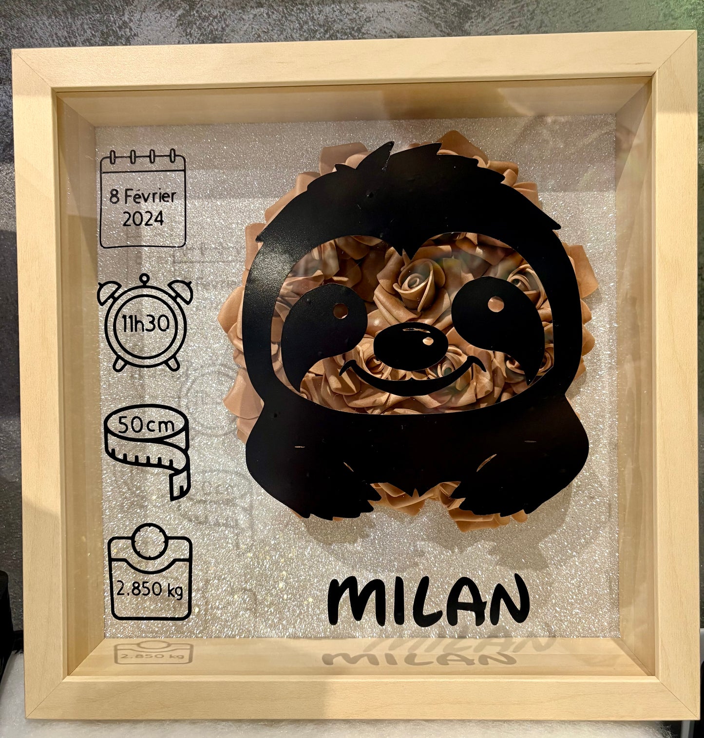 Tableau de naissance personnalisé
