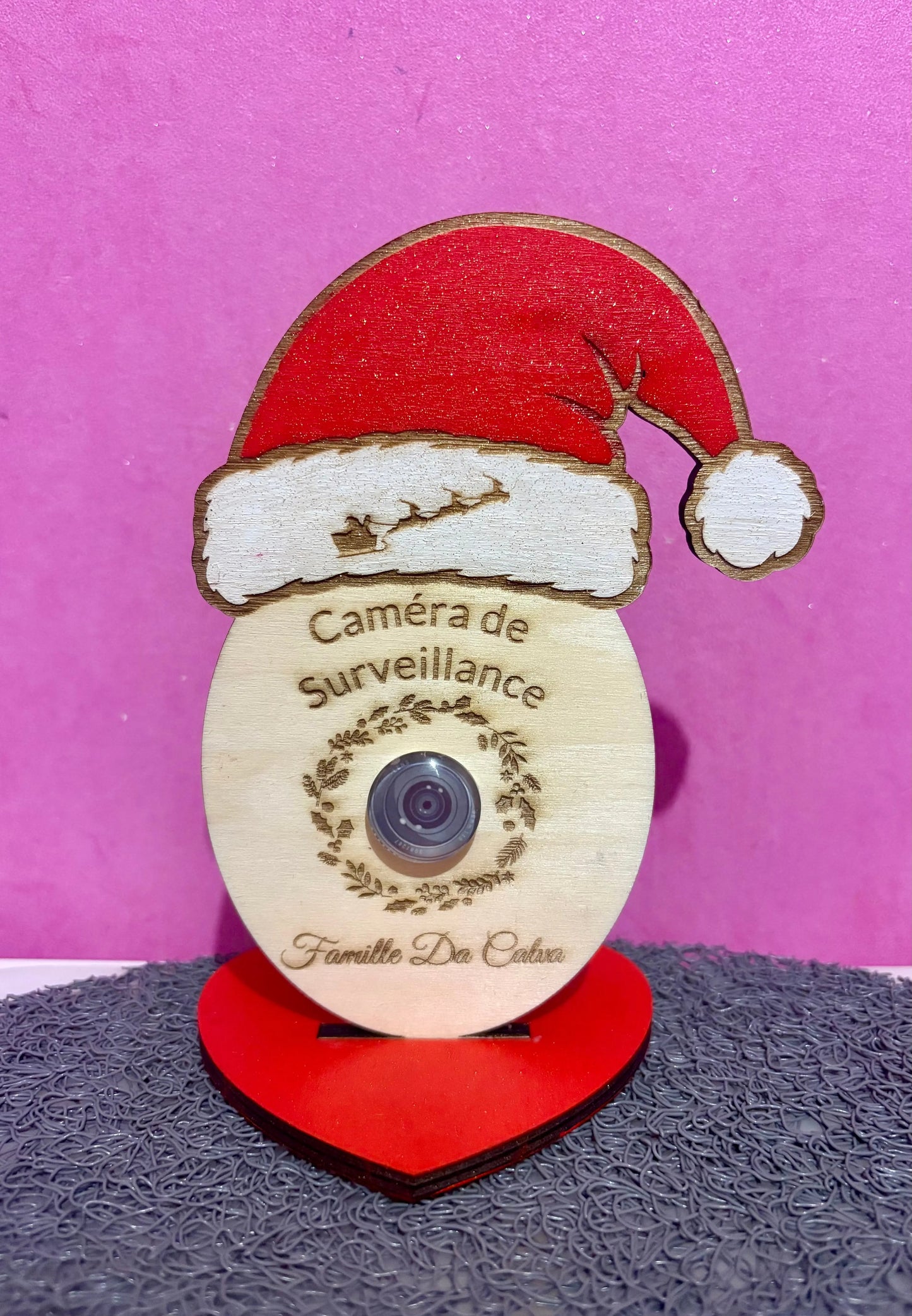 Caméra surveillance Noël