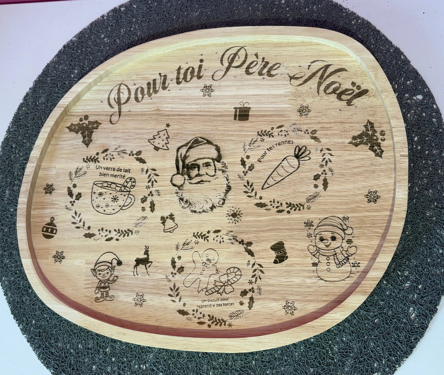 Plateau repas Père Noël
