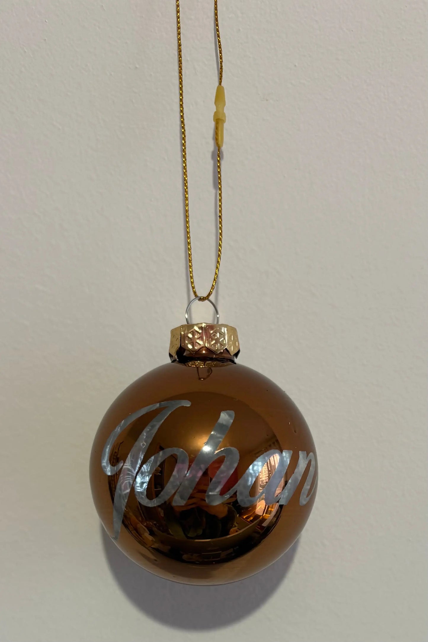 Boule de noël en verre