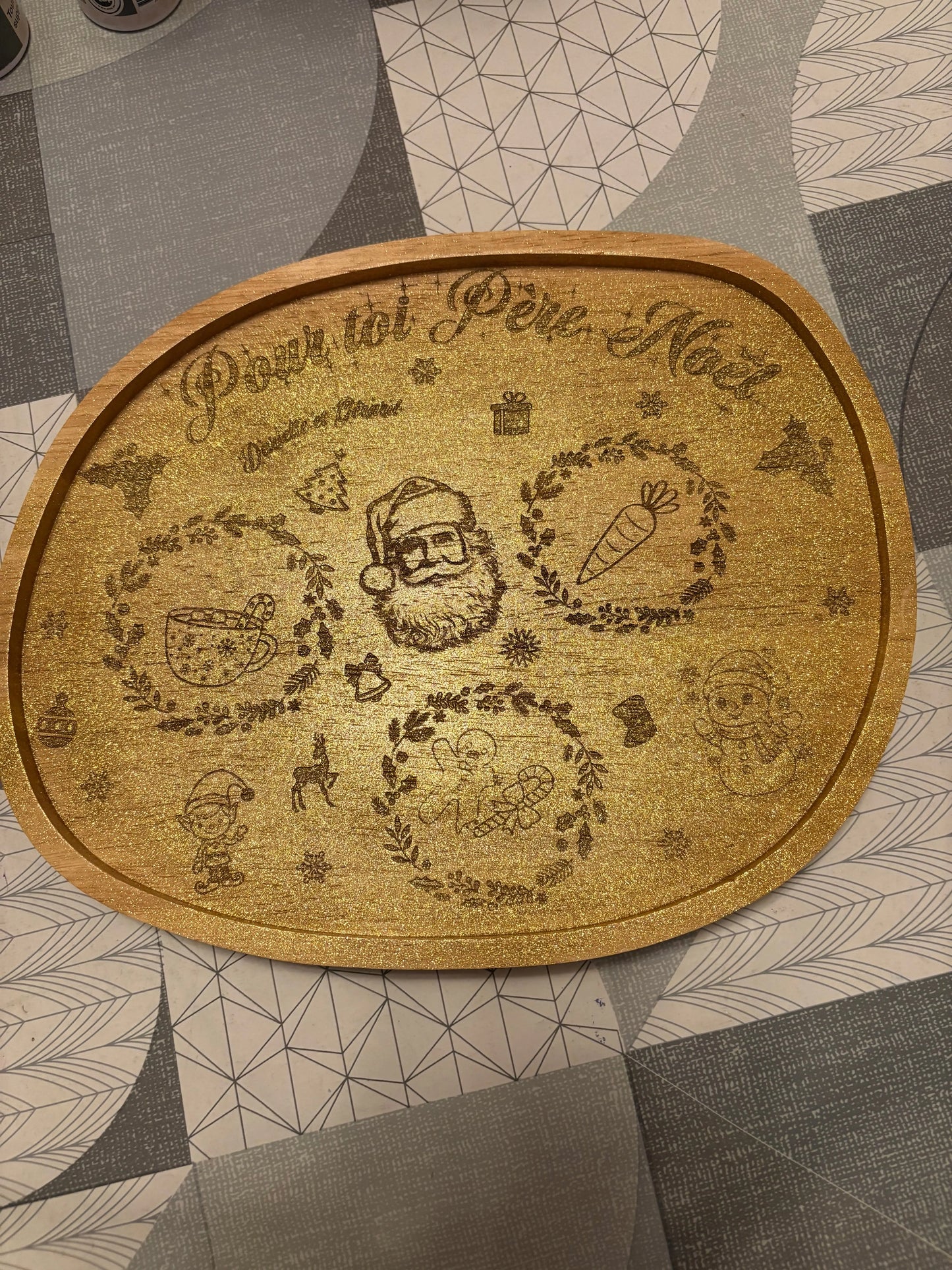 Plateau repas Père Noël